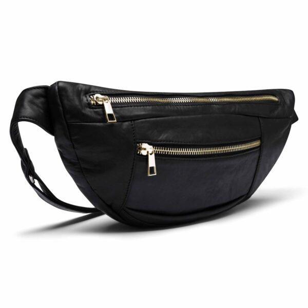 Depeche | Oversize Bumbag | Black W. Gold - Image 2