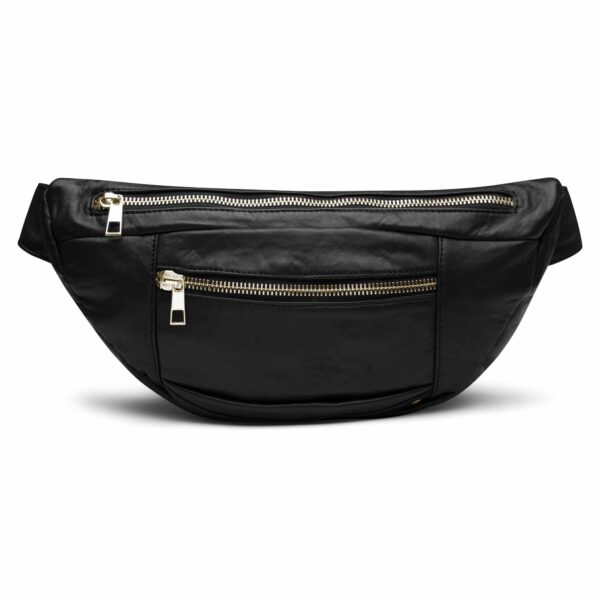 Depeche | Oversize Bumbag | Black W. Gold