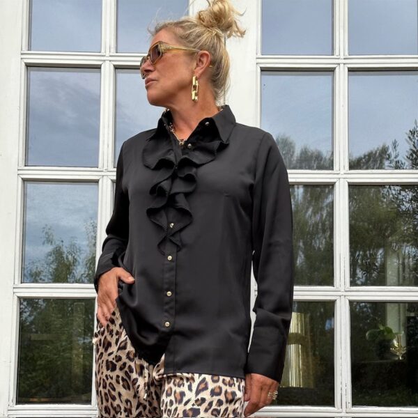 Gaspar | Madison blouse | sort