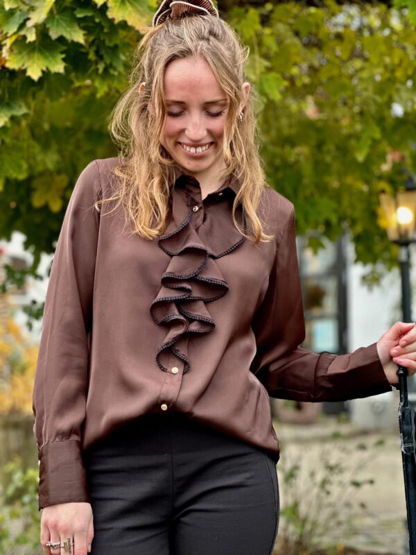 Gaspar | Madison blouse | Brun