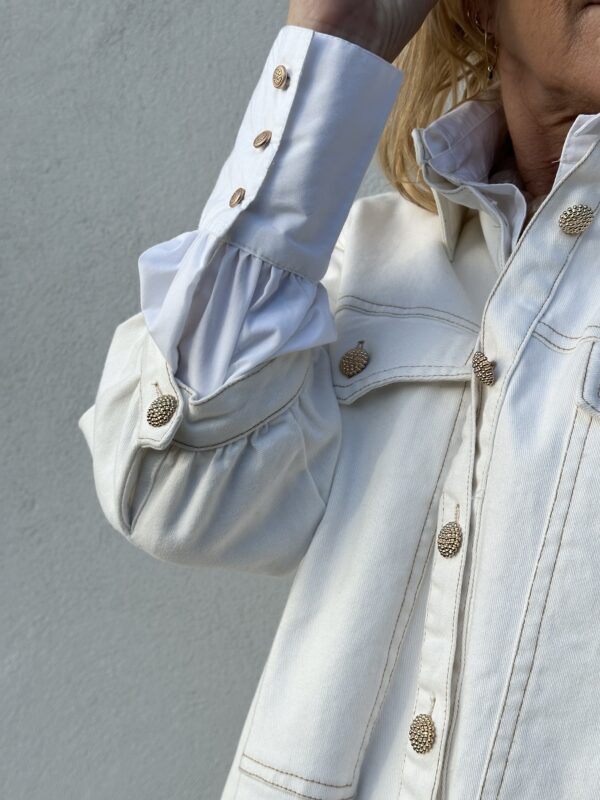 Gaspar | Memphis Dress | Off White - Image 4