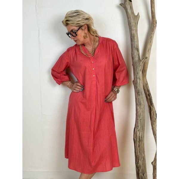 Gaspar | Love stripe 3/4 Sleeve - Pink