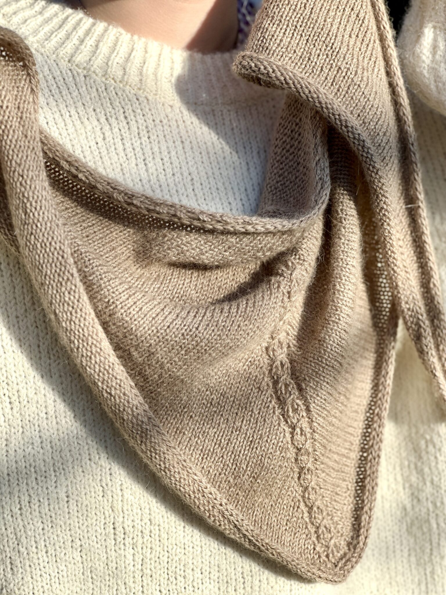 Dot Knit | Alpaca Sjal | Opskrift
