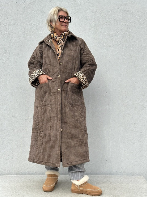 Gaspar | Champagne Winter Coat | Taupe