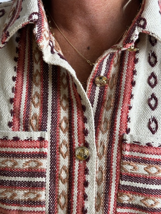 Gaspar | Malmø Jacquard Shirt | Off White - Billede 3
