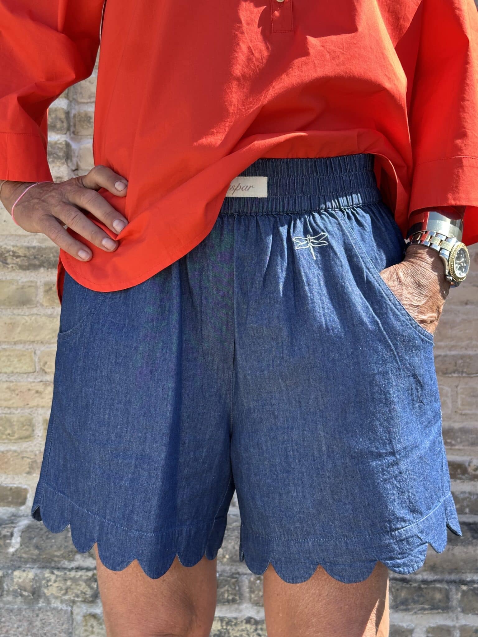 Gaspar | Honolulu shorts | Denim - Billede 4