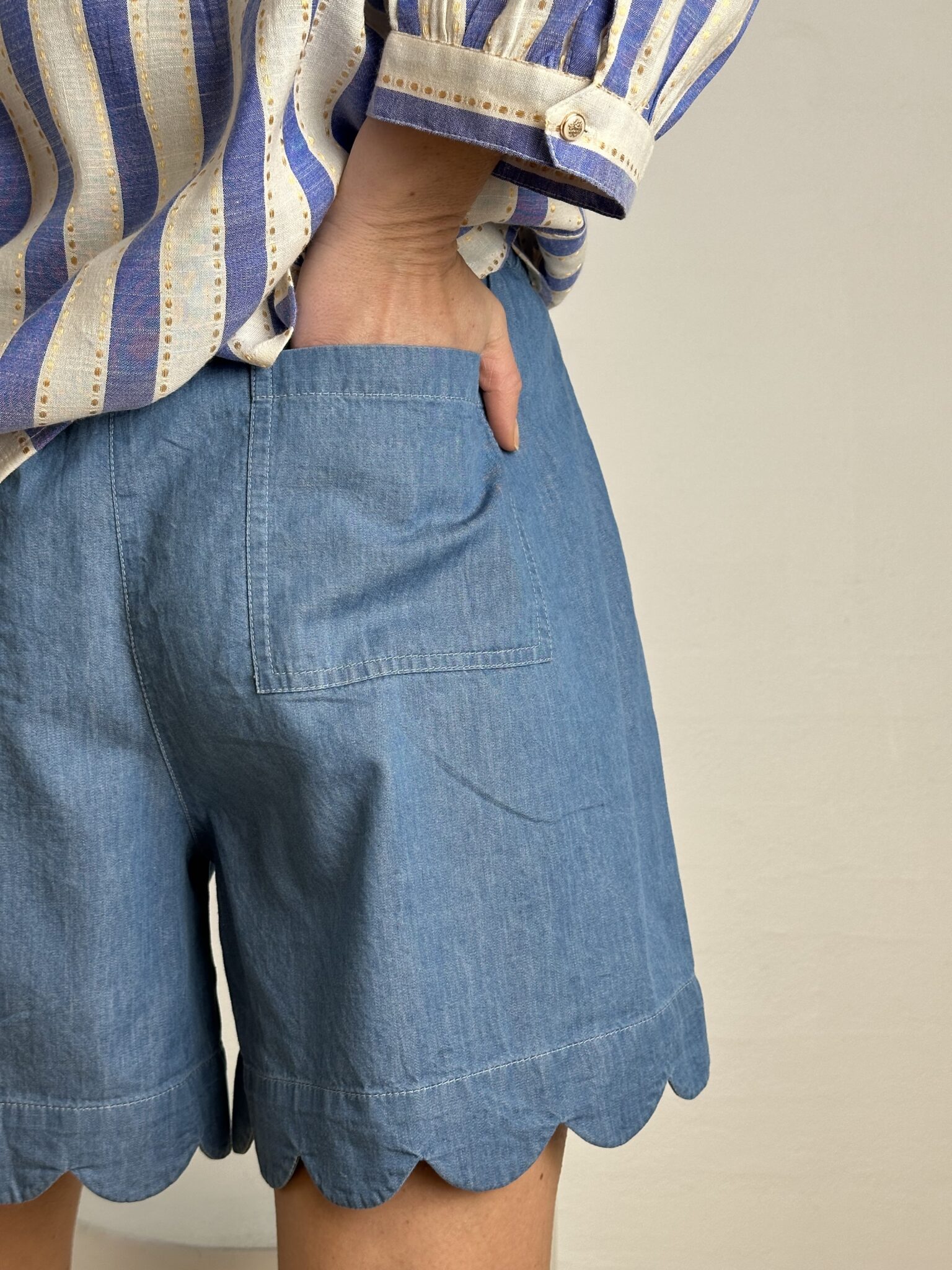 Gaspar | Honolulu shorts | Denim - Billede 2