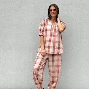 Gaspar | Colorado Check | Pale Rose