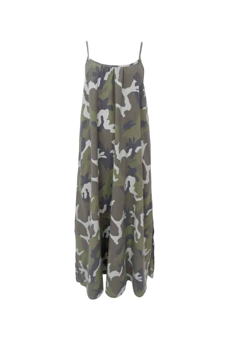 minna strapdress camou