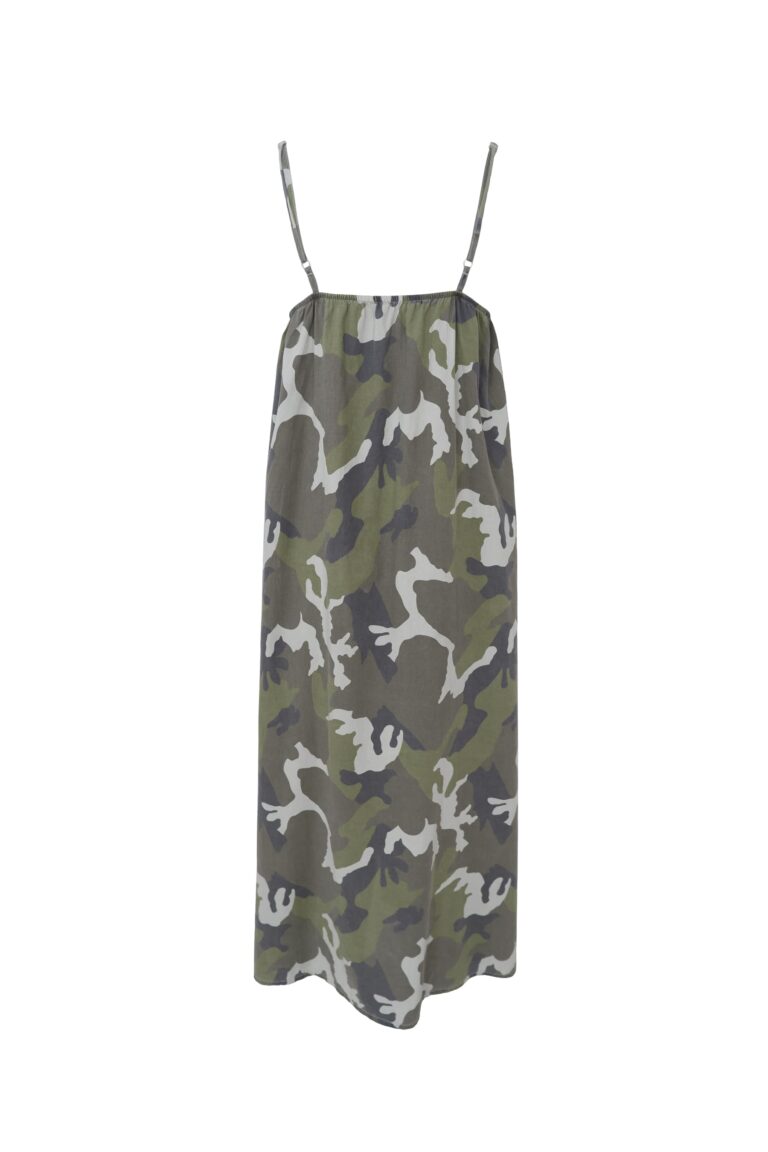 minna strapdress camou
