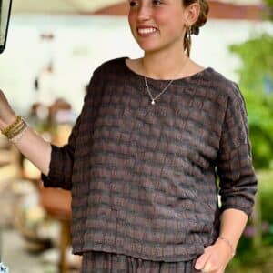 Thing | Kort bred bluse | 7303