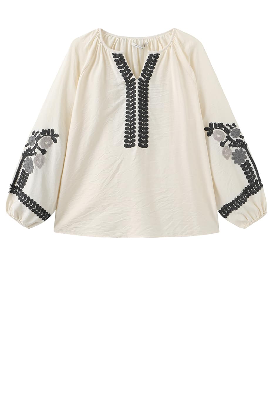 One two Luxzuz | Adel Blouse | Ecru - Billede 2