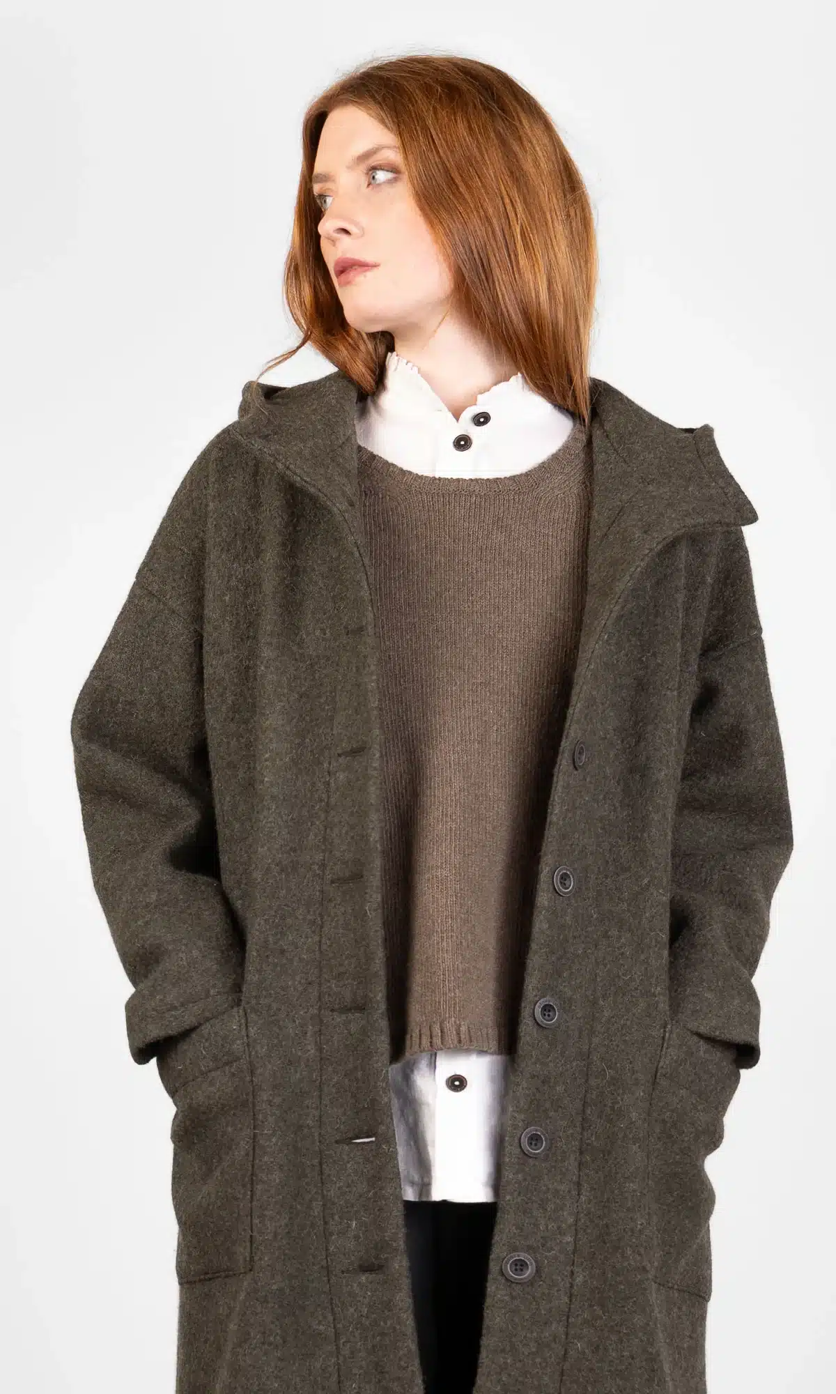 Olars Ulla | Rask Wool Coat | - Billede 7